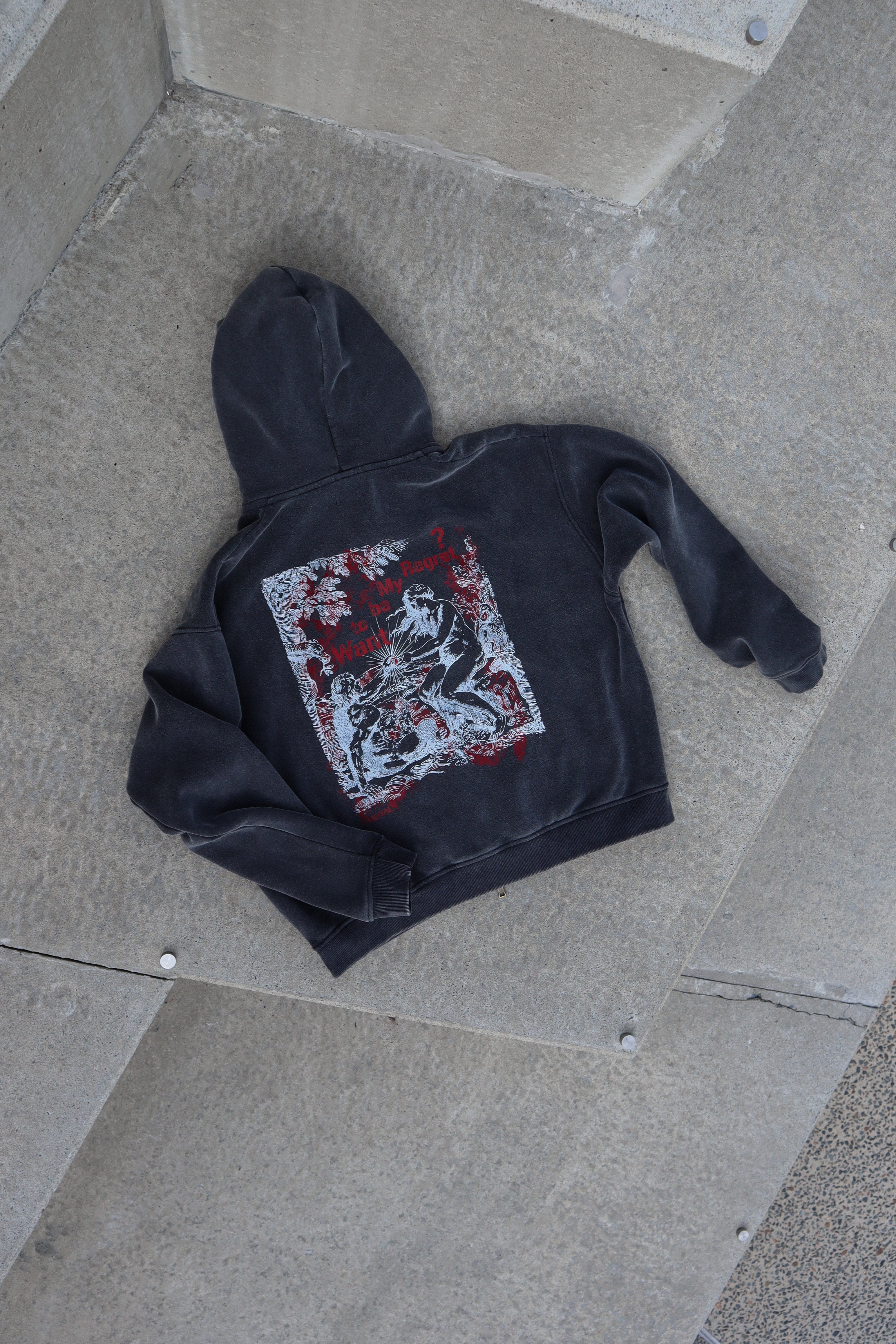 Adam & Eve Zip-Through Boxy Fleece Hoodie
