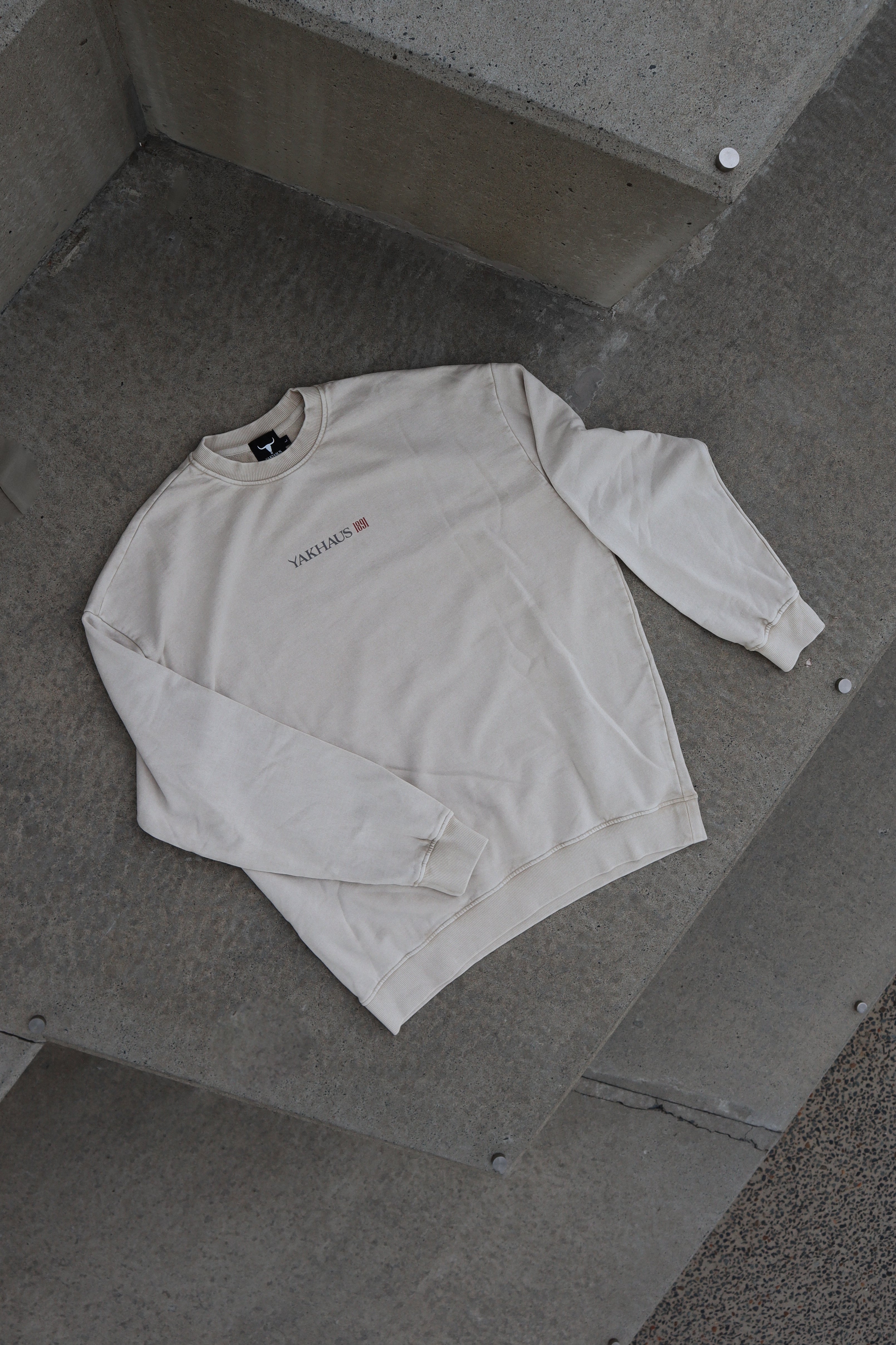 Snow Washed Oversized Sweatshirt | "You Create You"