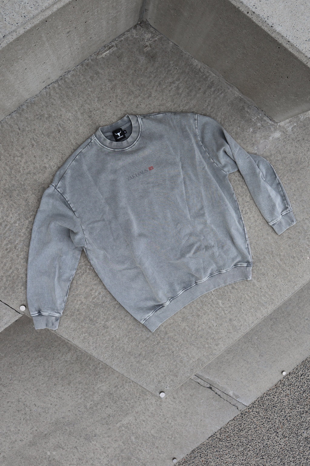 Snow Washed Oversized Sweatshirt | "You Create You"