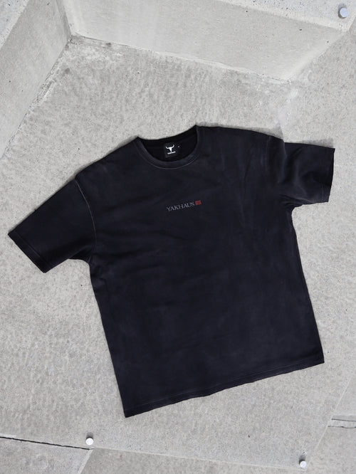 'Armor' Vintage Washed Hand-Frayed T-Shirt