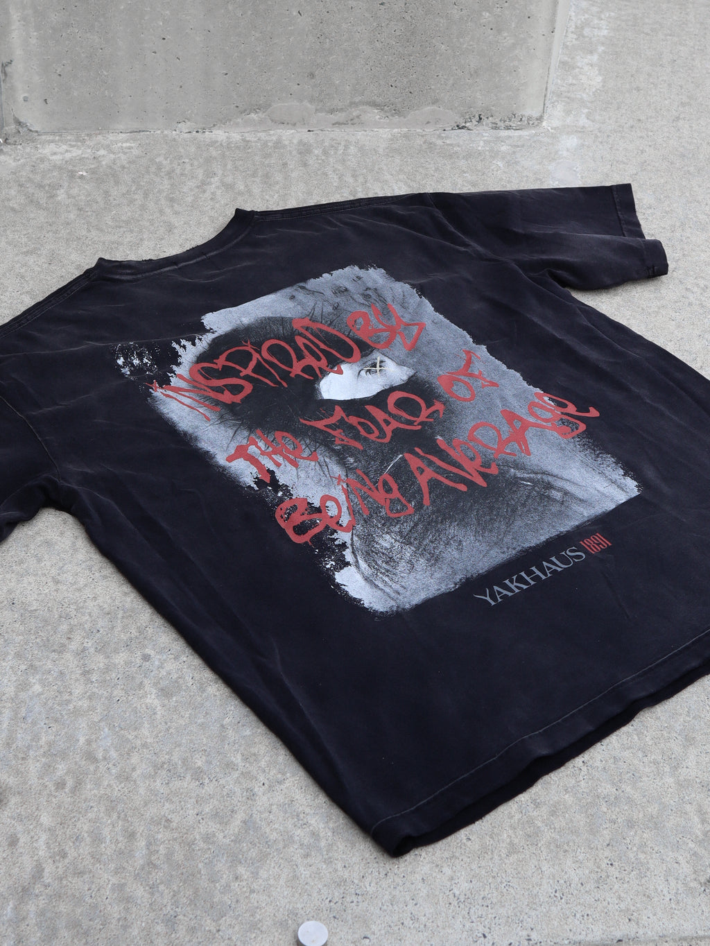 'Armor' Vintage Washed Hand-Frayed T-Shirt