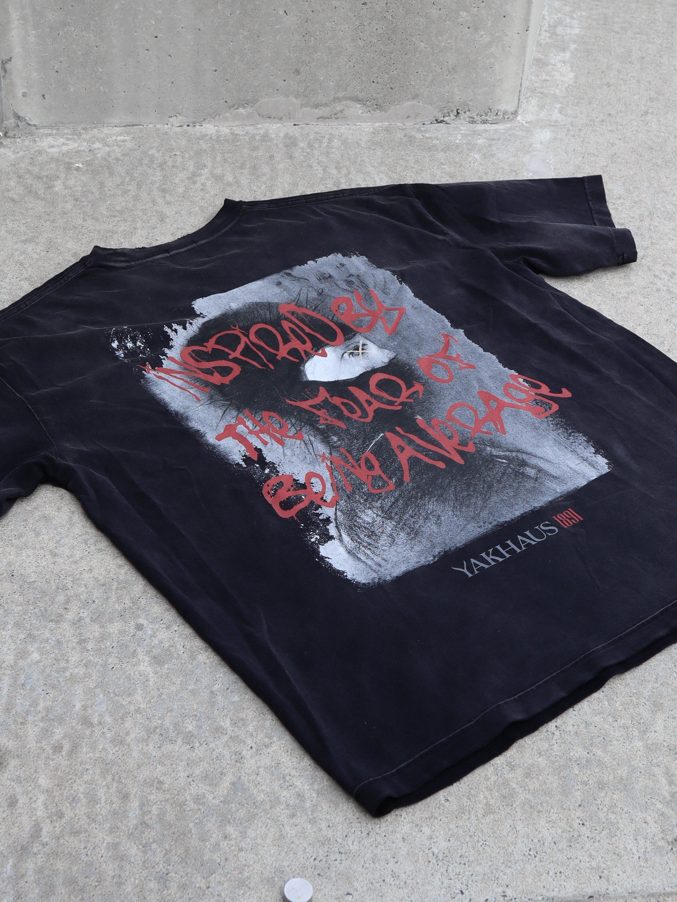 'Armor' Vintage Washed Hand-Frayed T-Shirt