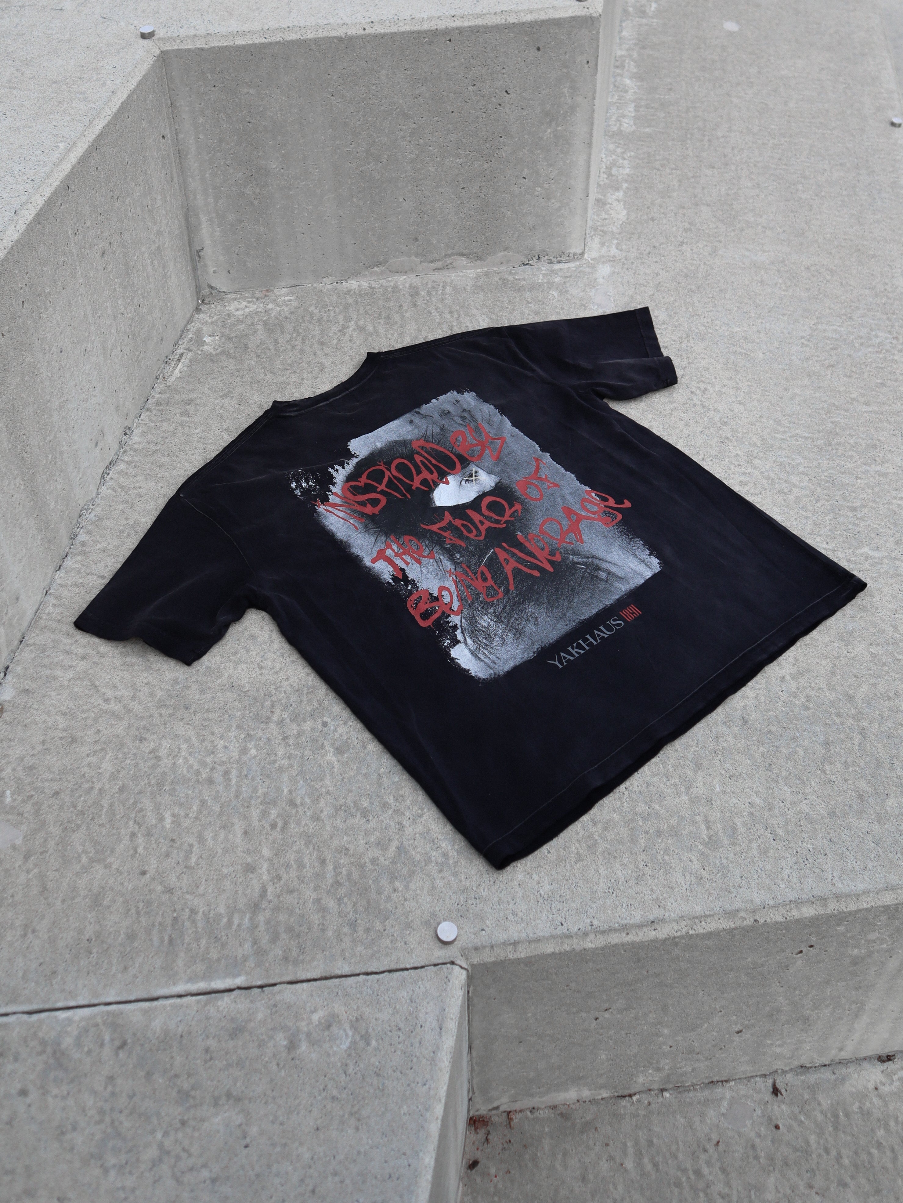 'Armor' Vintage Washed Hand-Frayed T-Shirt