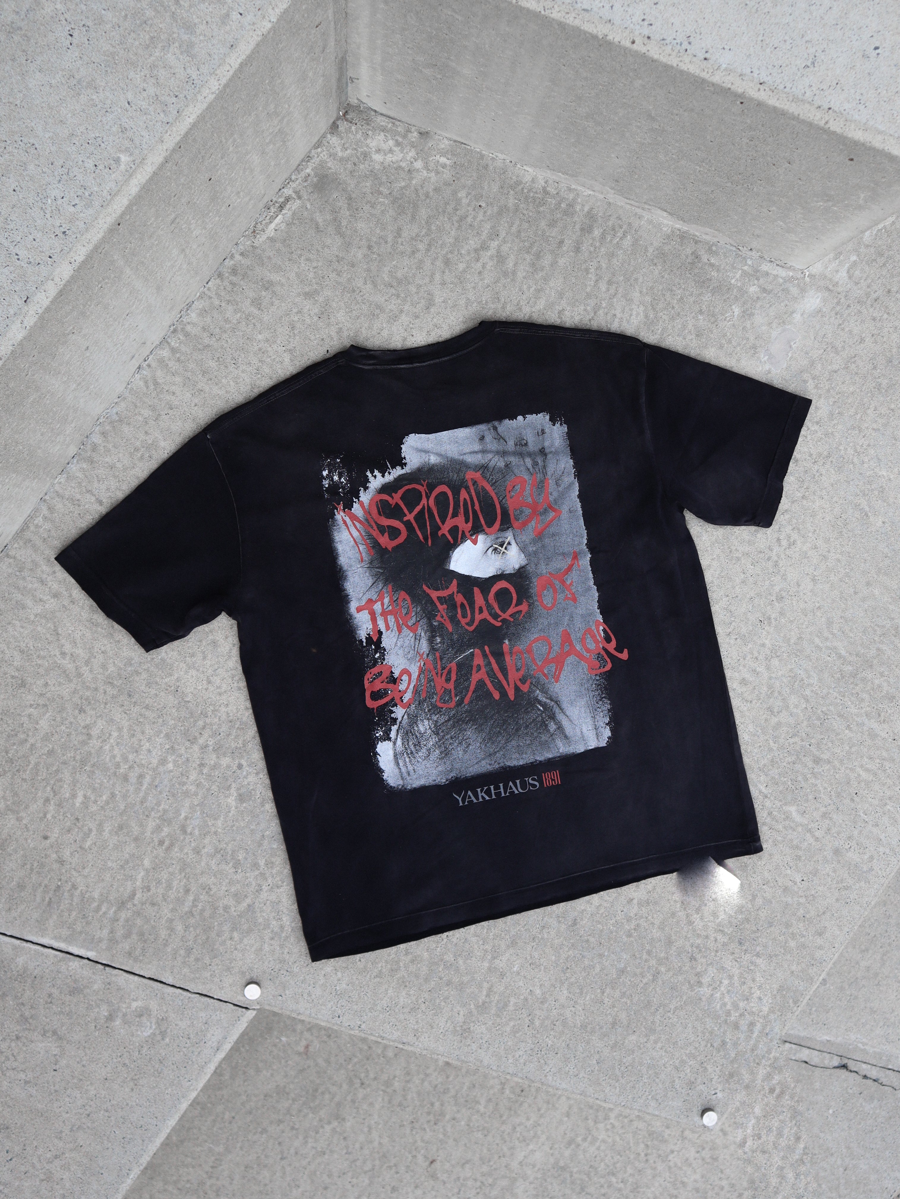 'Armor' Vintage Washed Hand-Frayed T-Shirt