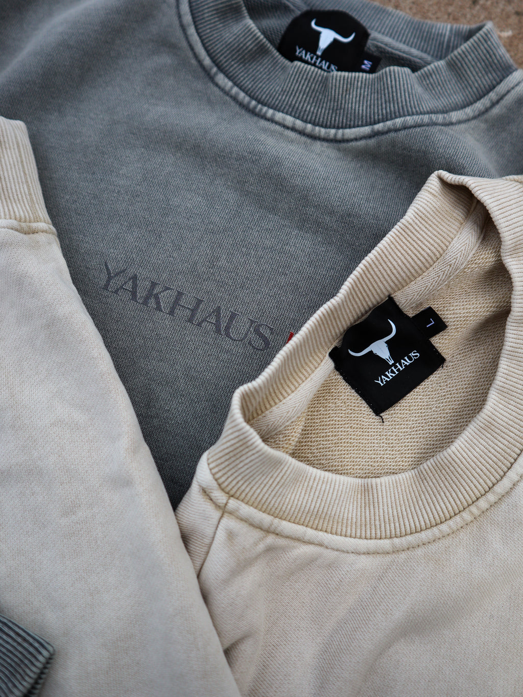 Snow Washed Oversized Sweatshirt | "You Create You"