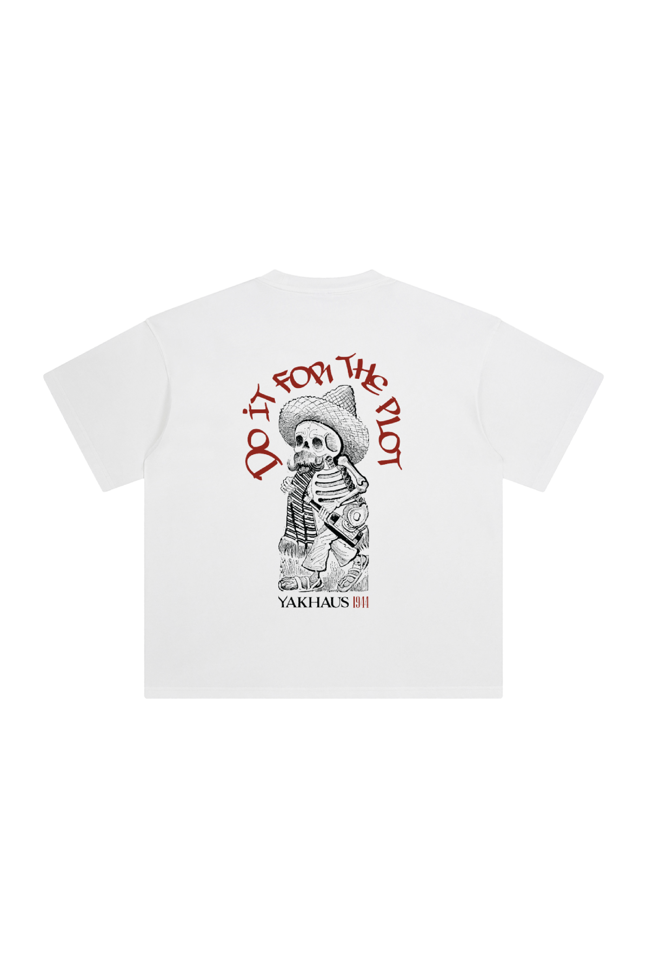 Do it for the plot - Oversize T-Shirt with Calavera of Francisco Madero print | YAKHAUS